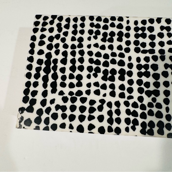 Dalmatian Print Decorative Storage Box Black White with Lid - Picture 9 of 15